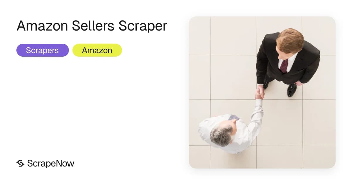 How to scrape Amazon seller data