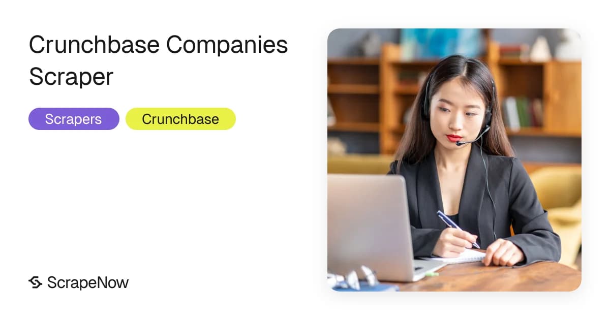 Crunchbase companies scraper for structured company data