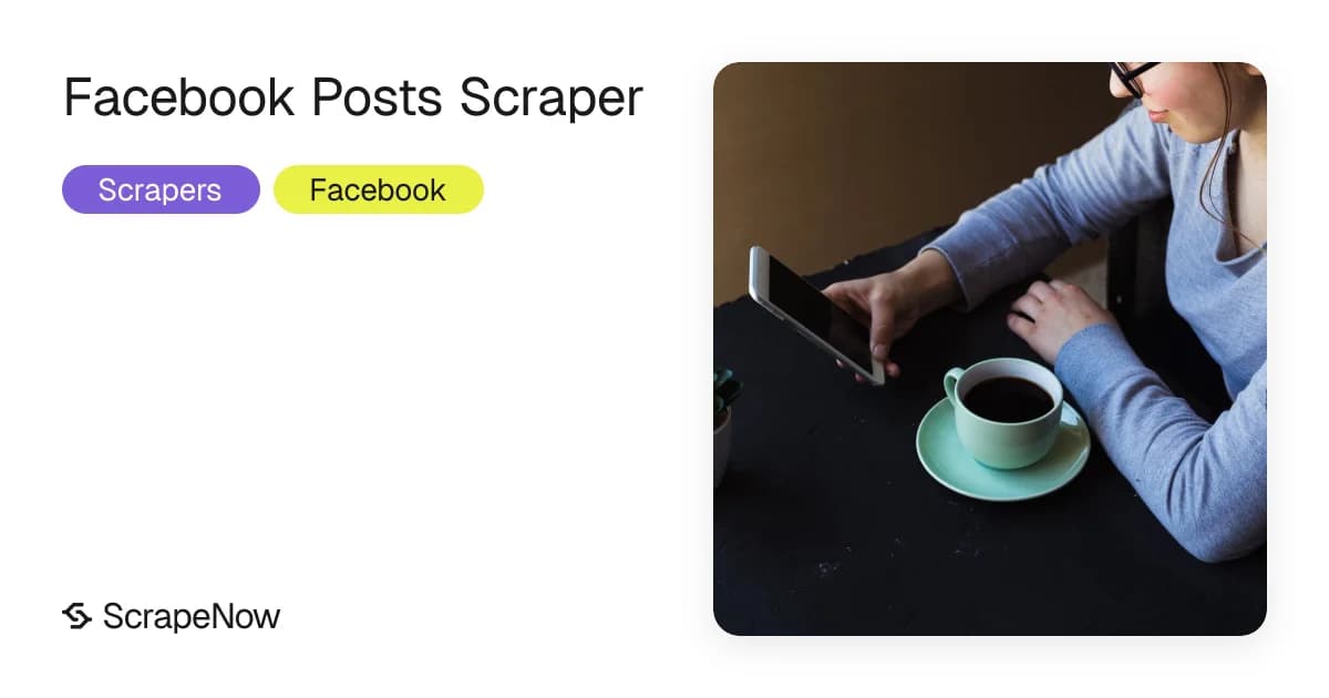 Facebook posts scraper for post-level data extraction
