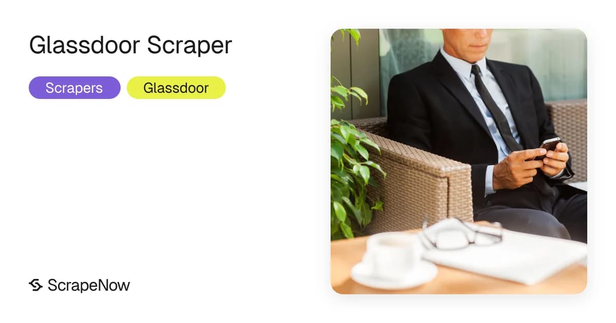 Glassdoor scraper for jobs and company data