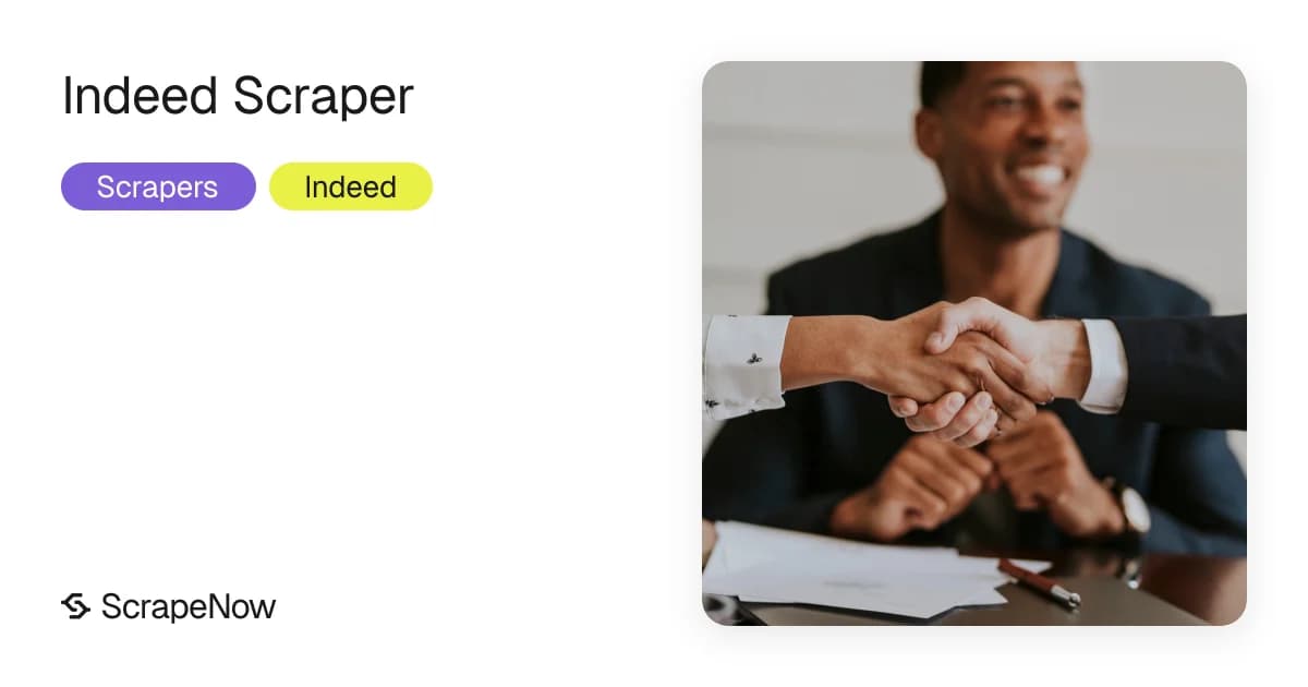 Indeed scraper for jobs and company data