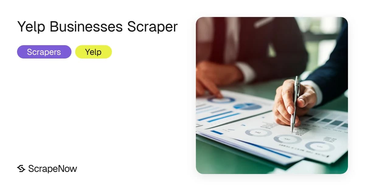 How to use yelp businesses scraper for profile data